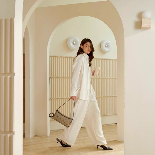 AUDREY - Woven Taupe